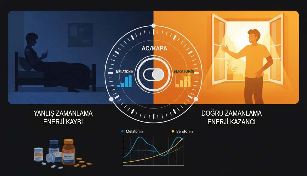 biyolojik saat gece gündüz döngüsü için sağlıklı aydınlatma
