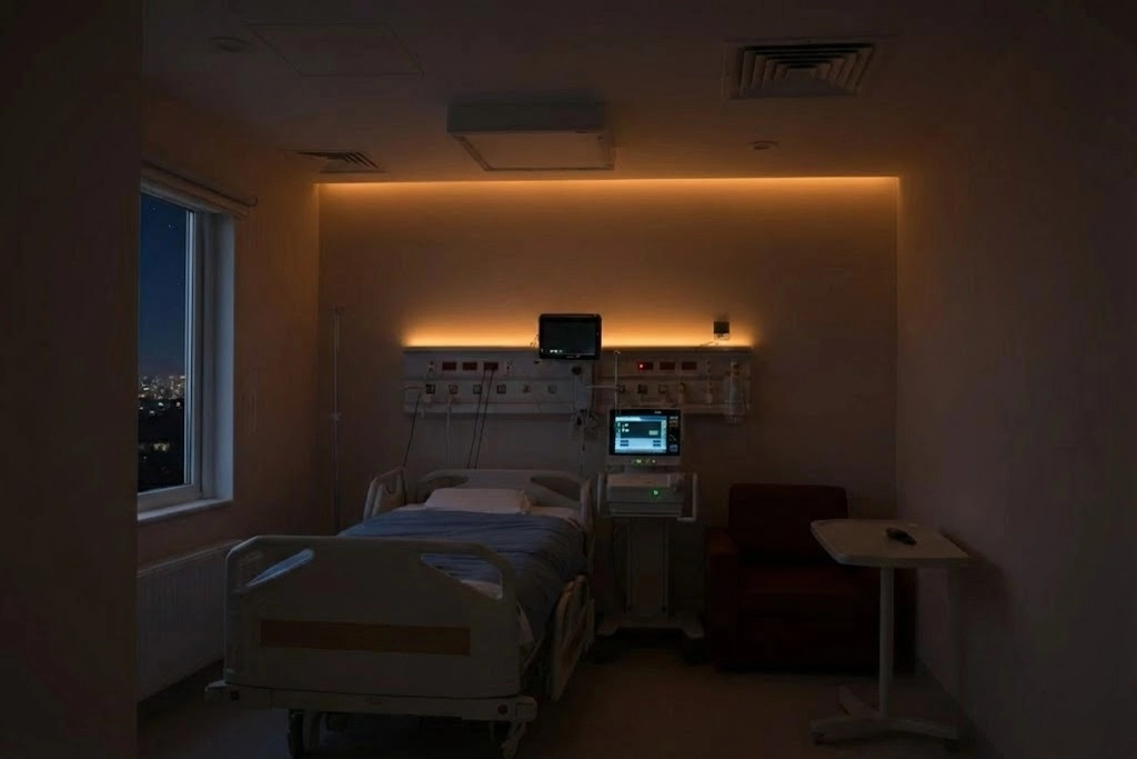 Human Centric Lighting at night in a intensive care unit