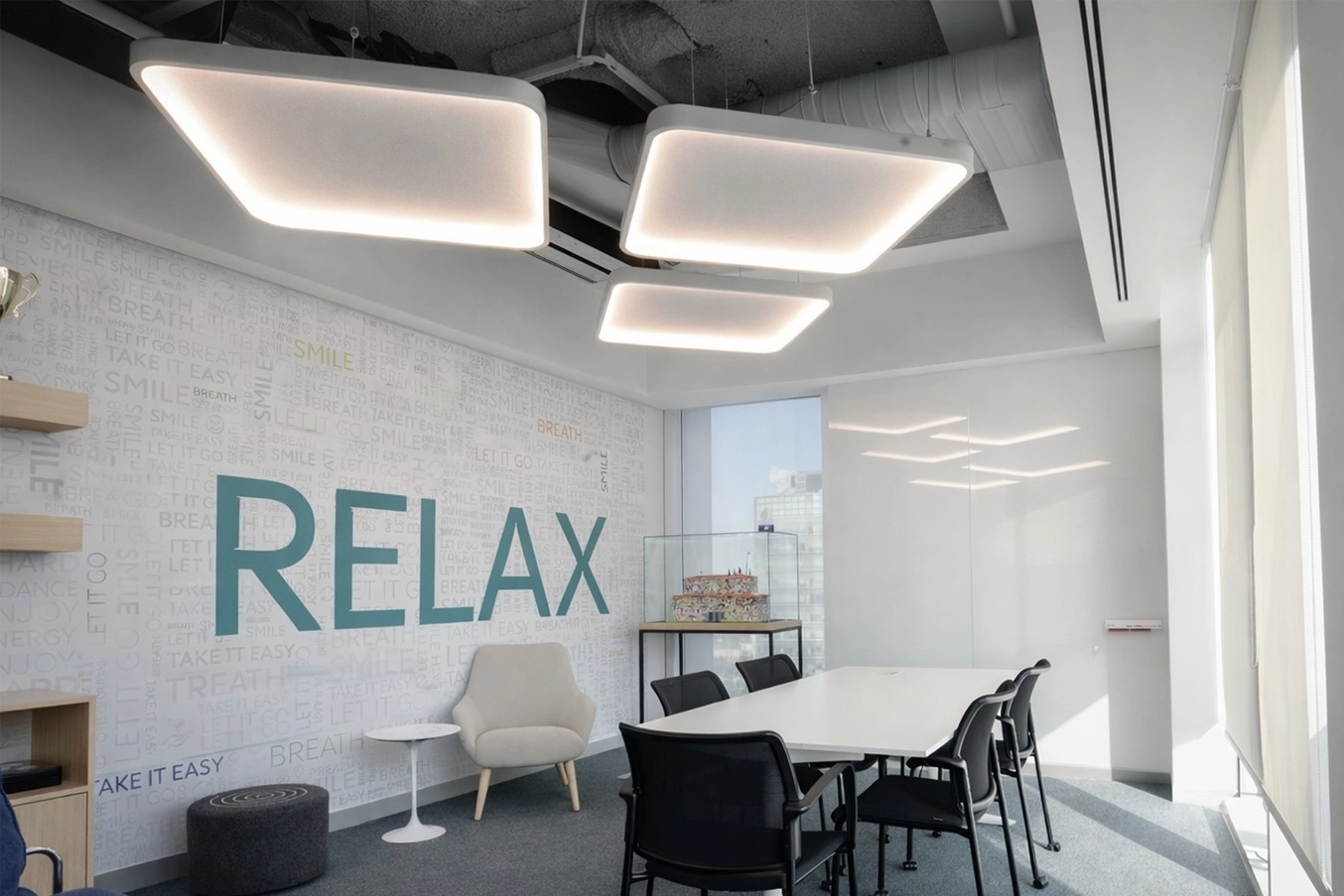 gsk head office human centric wellbeing room