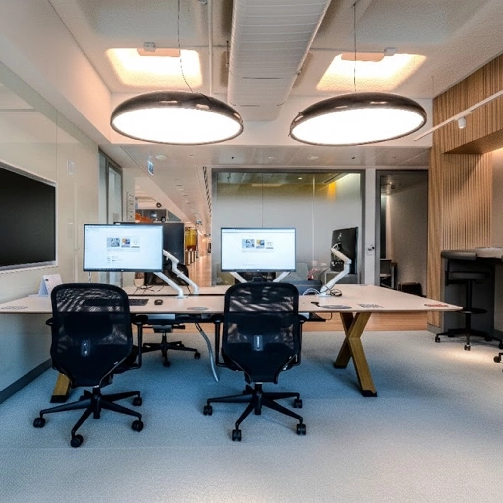 ic mekan mimari aydinlatma tasarimi ofis